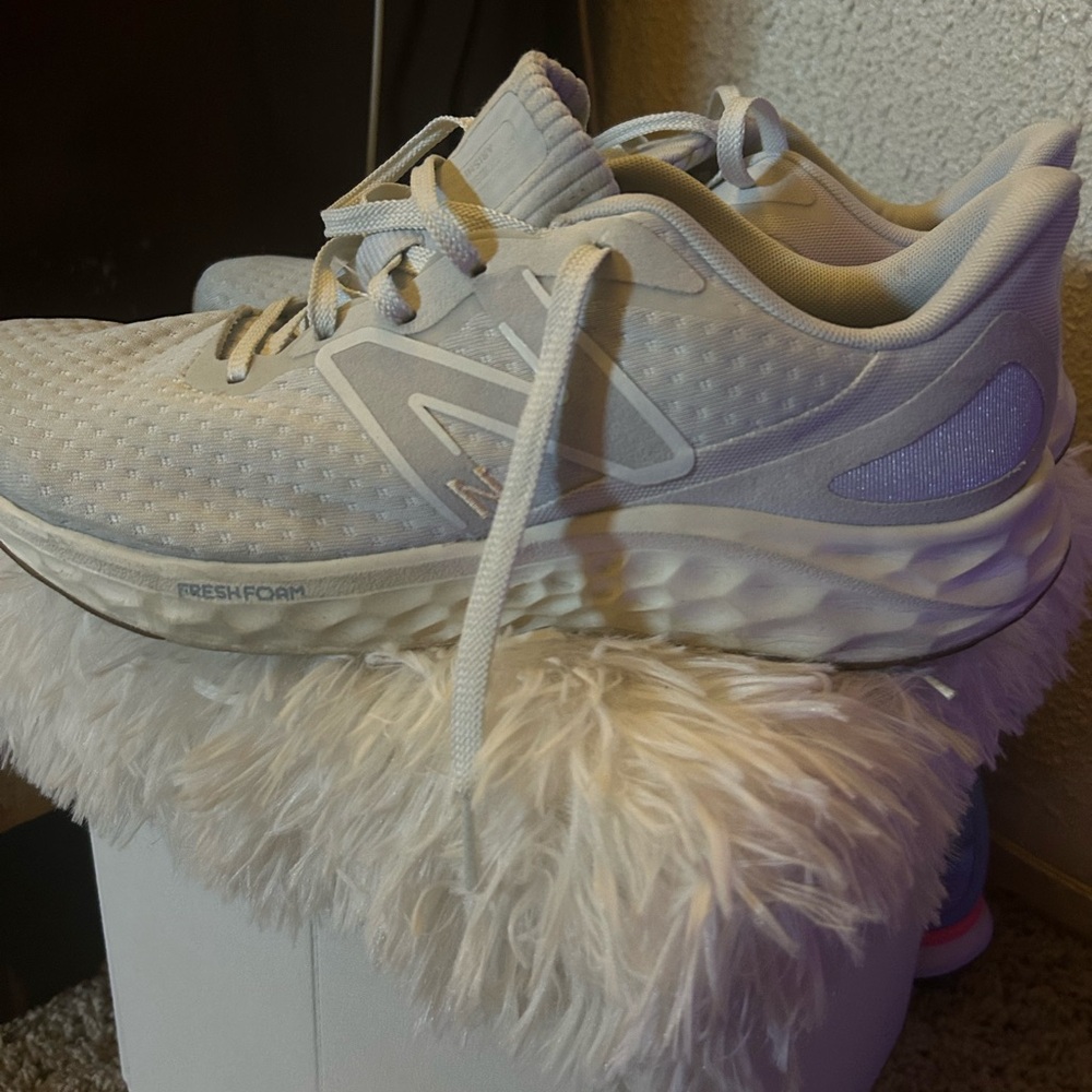 New Balance Women's off White Running Shoes